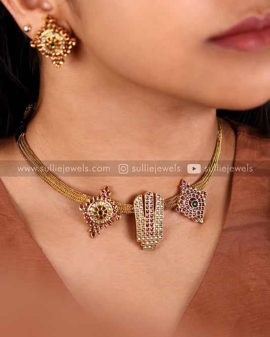 Thirunamam AD Matte Choker Set