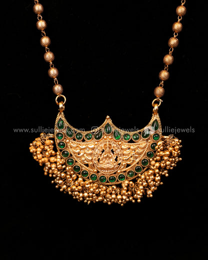 Golden Lakshmi Pendant Set - 2 colours