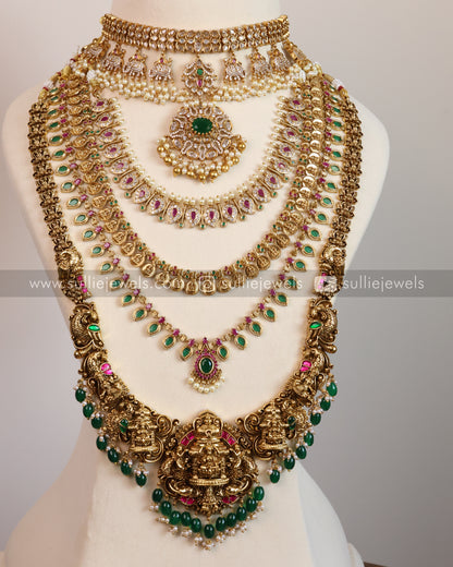 Lakshmi Green Bridal Combo ( 10 piece )