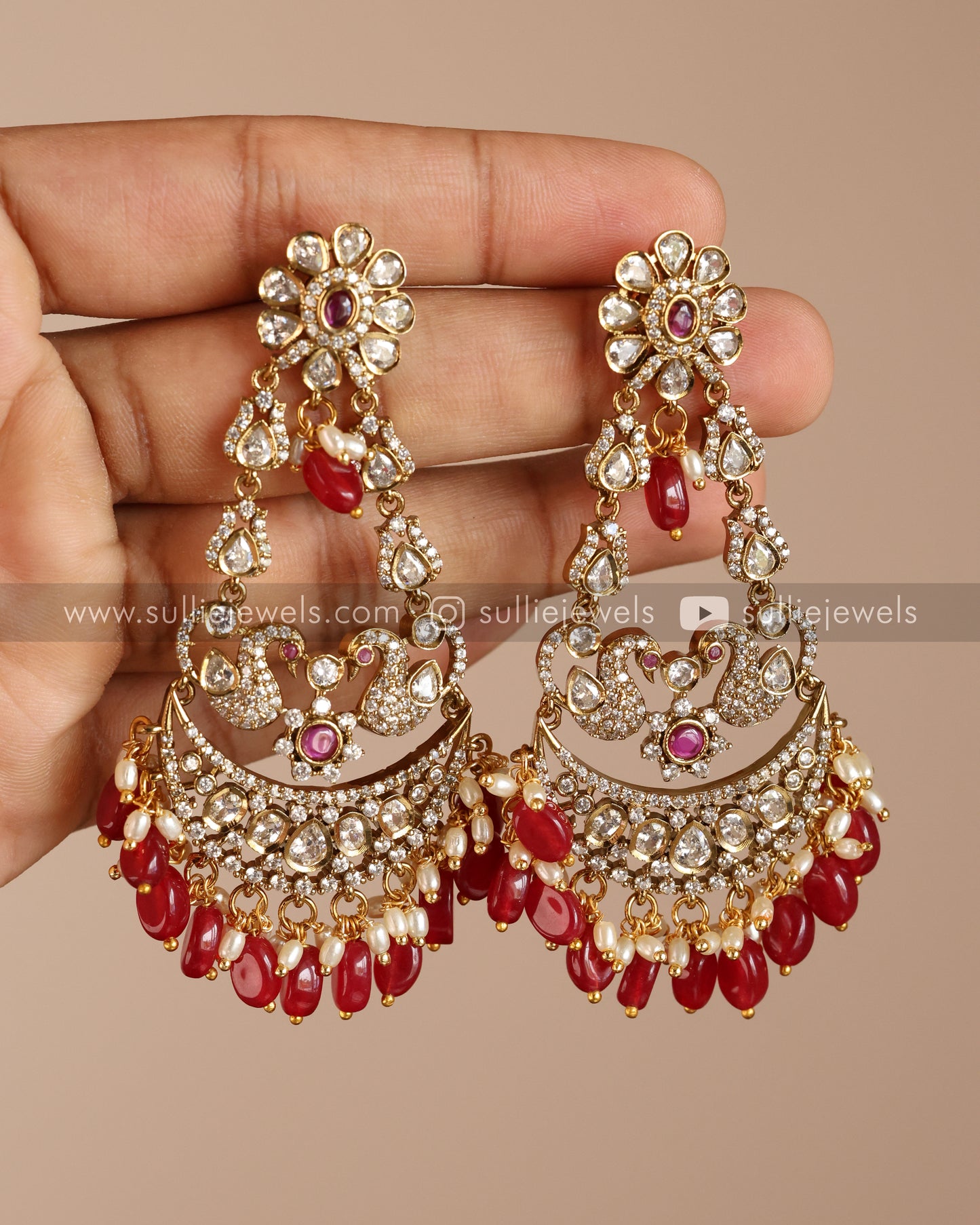 Premium Stone Long Earring