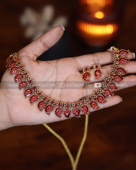 Palakka Mango Necklace / Maanga Maala Set