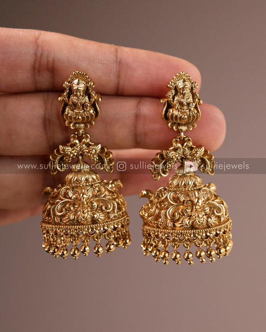 Lakshmi Premium Gold Jhumka