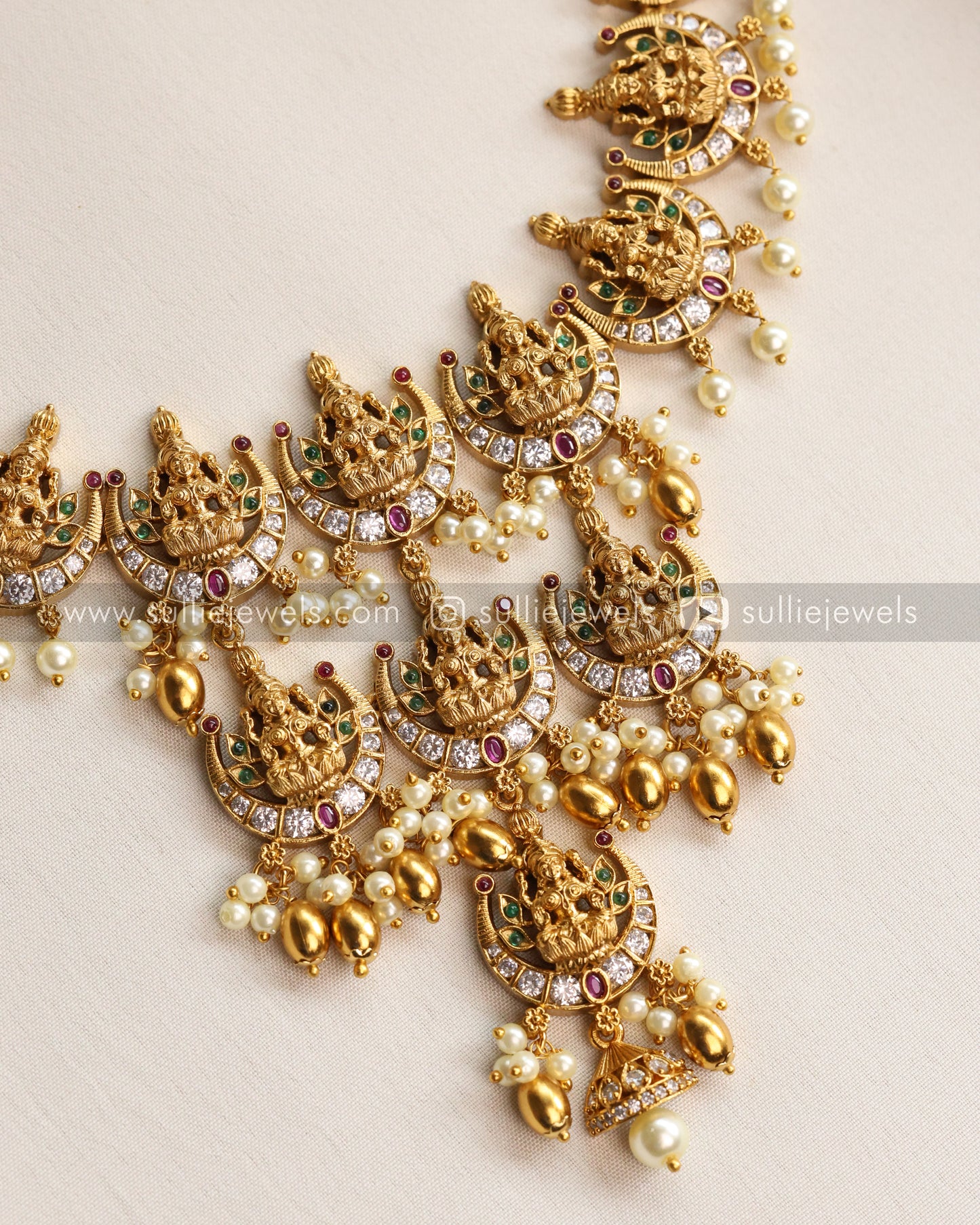 Lakshmi Tier Premium Necklace with Earring