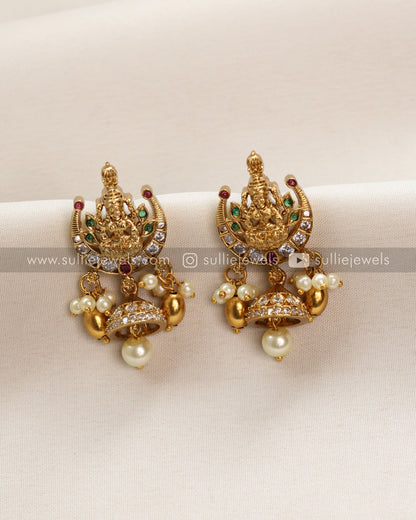 Lakshmi Tier Premium Necklace with Earring