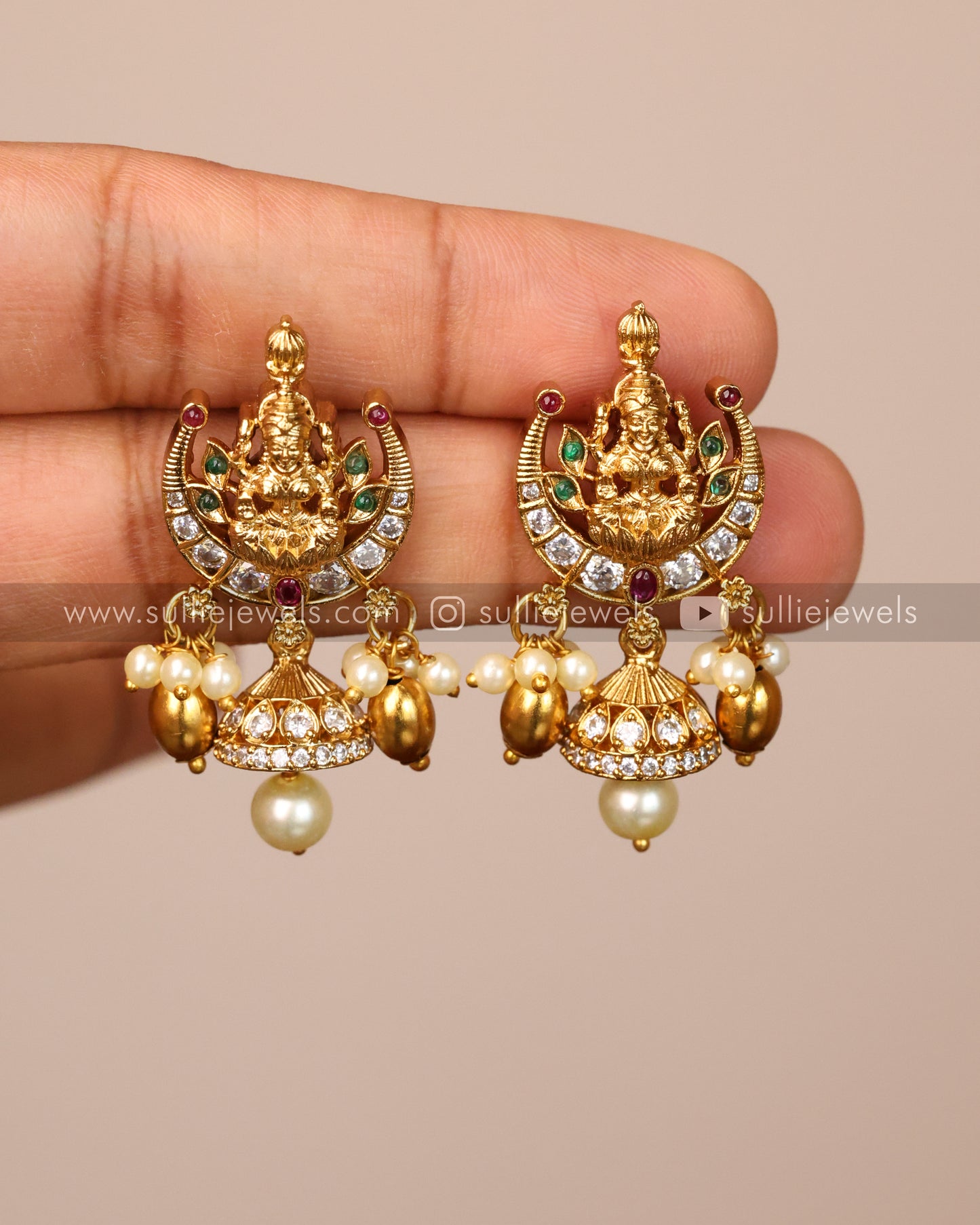 Lakshmi Tier Premium Necklace with Earring