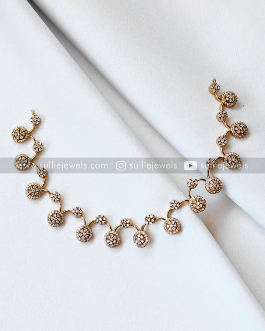 Diamond Lookalike Necklace Set