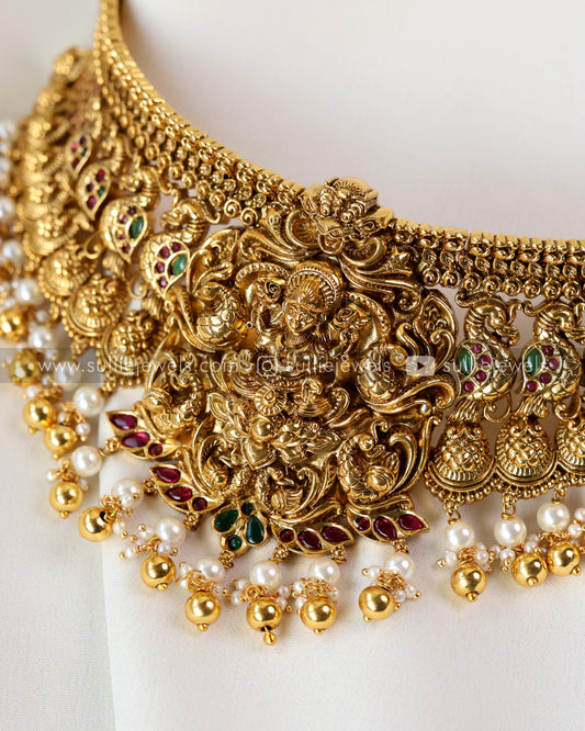 Antique Premium Nagas Bridal Choker