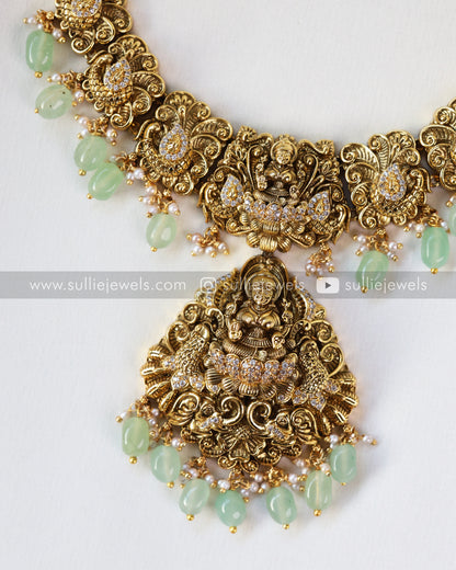 Premium Lakshmi Nagas Necklace with Earrings