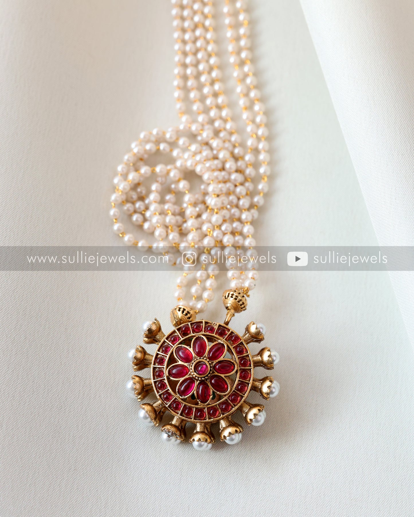 Reversible Chakra Pendant with 2 set of earrings