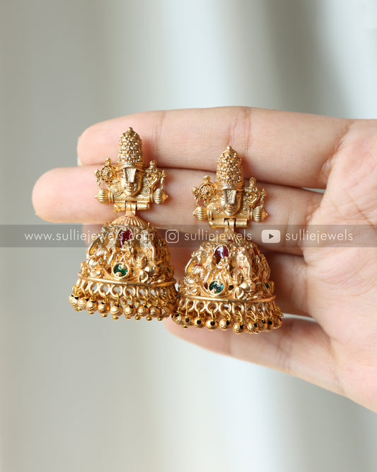 Venkateshwara Gold Jhumka