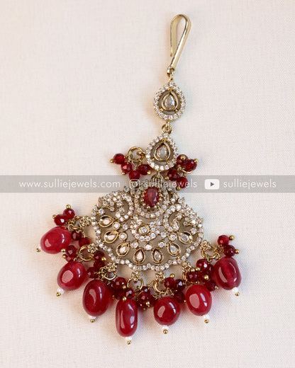 Victorian Tikka with Ruby Beads