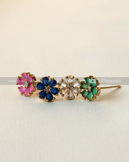 4 in 1 Flower Changeable AD Stud