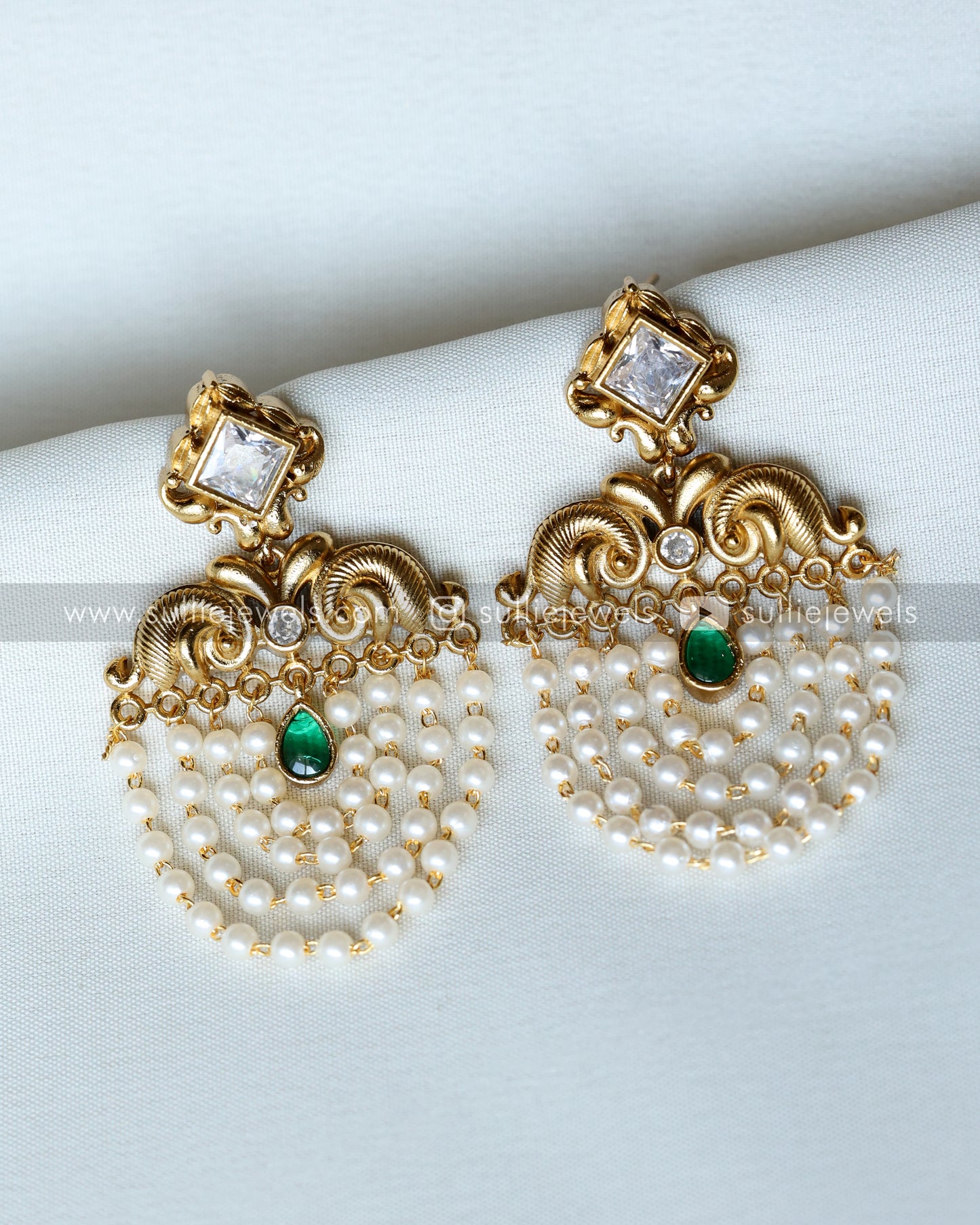 Pearl Layered Earrings