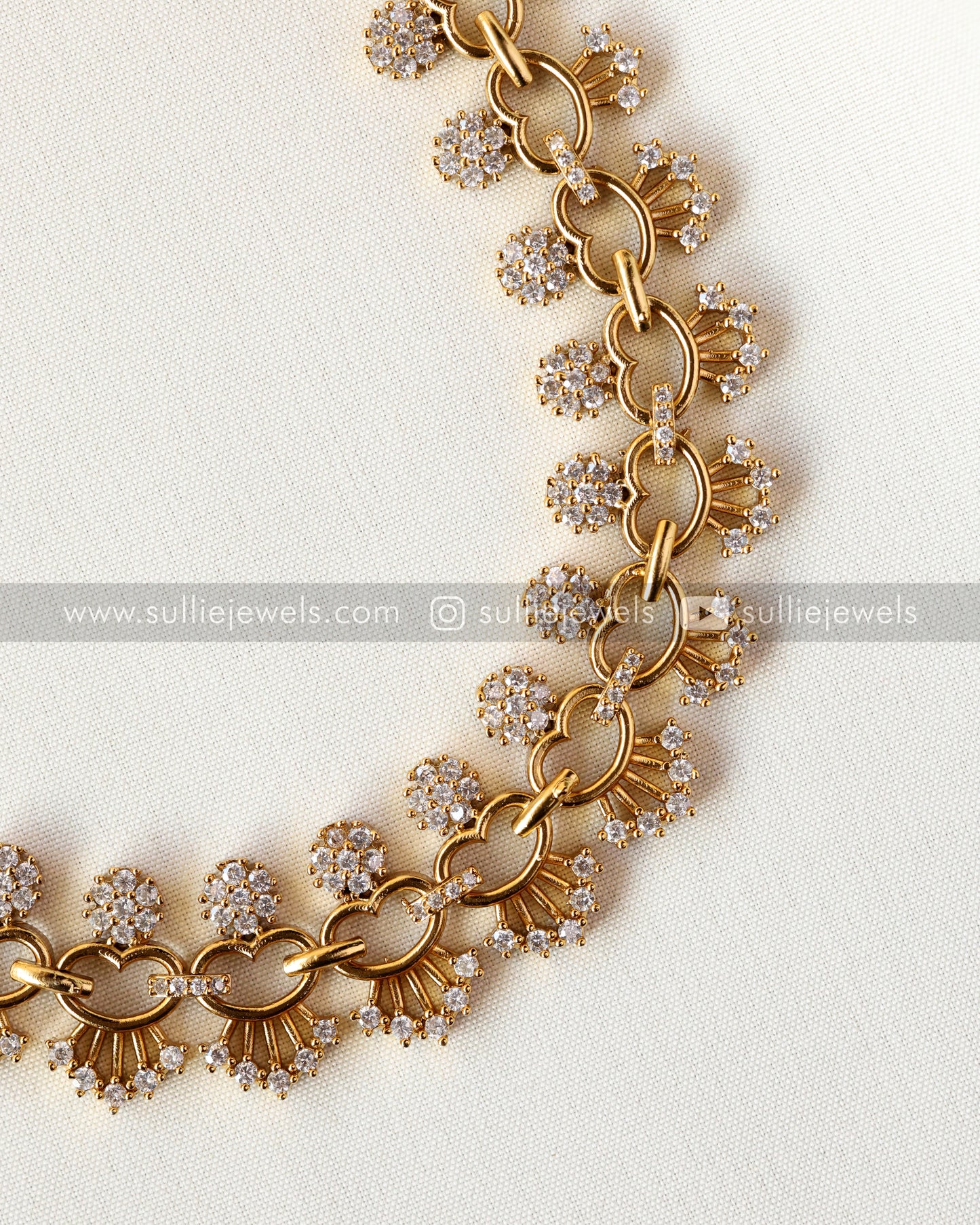 Diamond Lookalike Necklace / Long Chain / Hip Chain