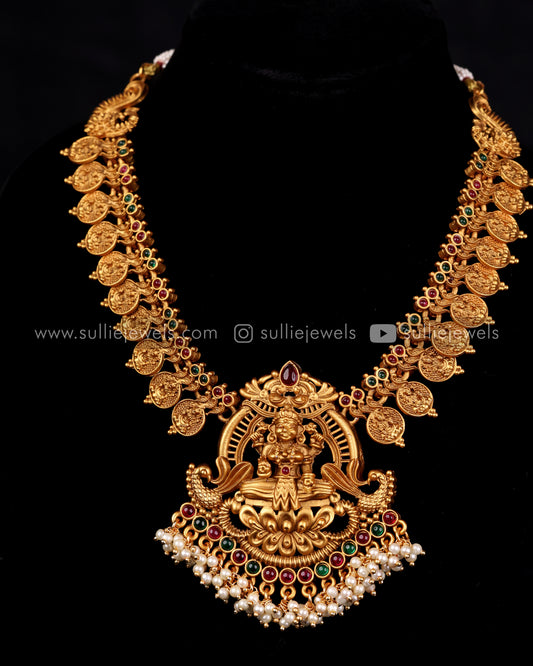 Lakshmi Pendant Chettinad Coin Necklace