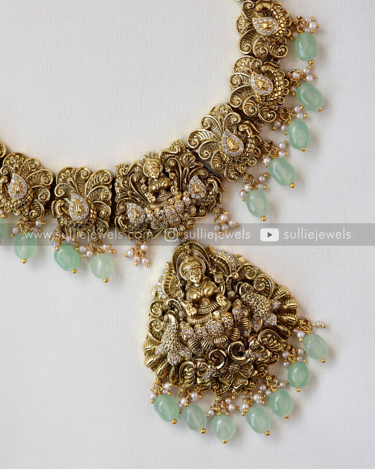 Premium Lakshmi Nagas Haram with Earrings