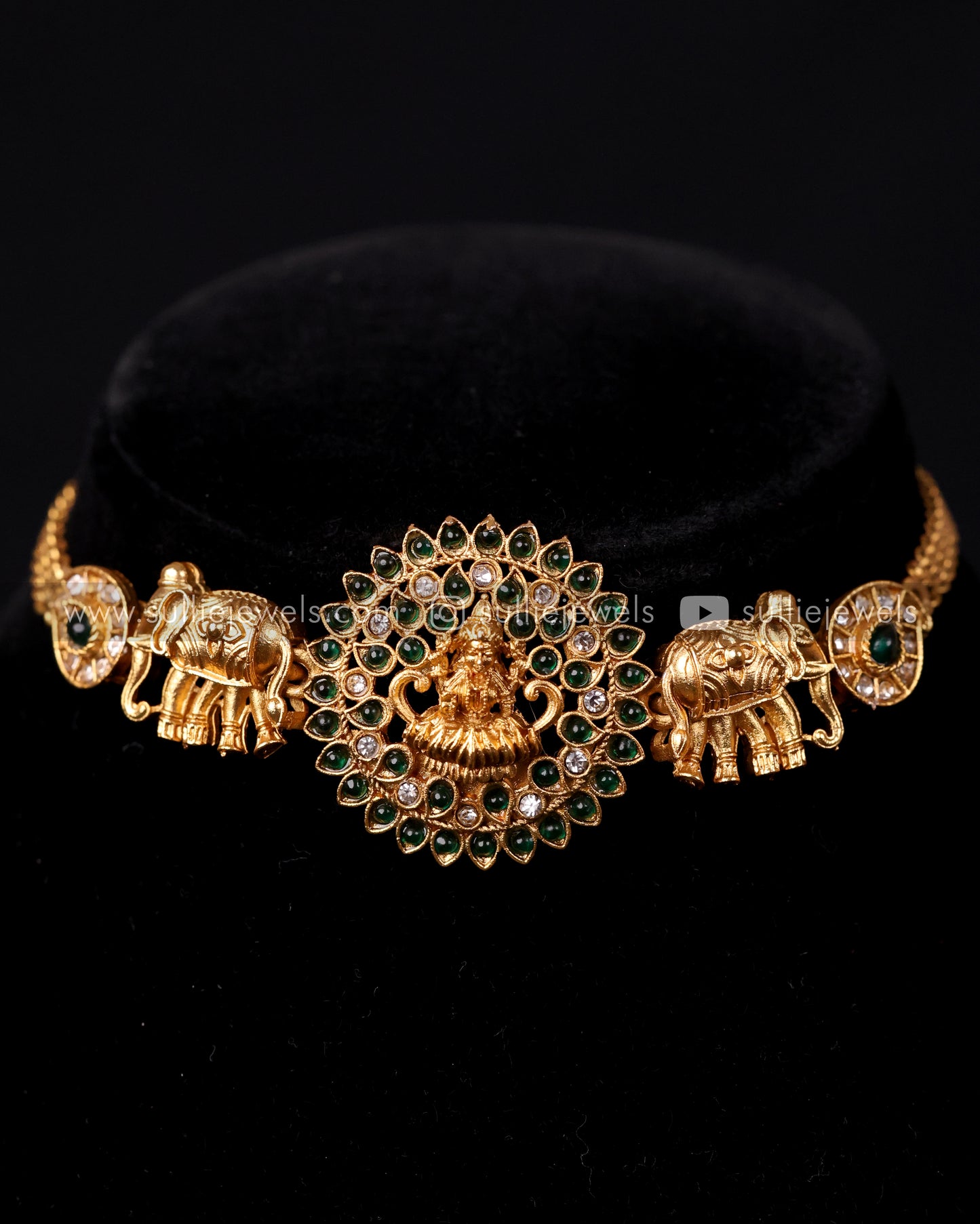 Lakshmi & Elephant Design Choker Set