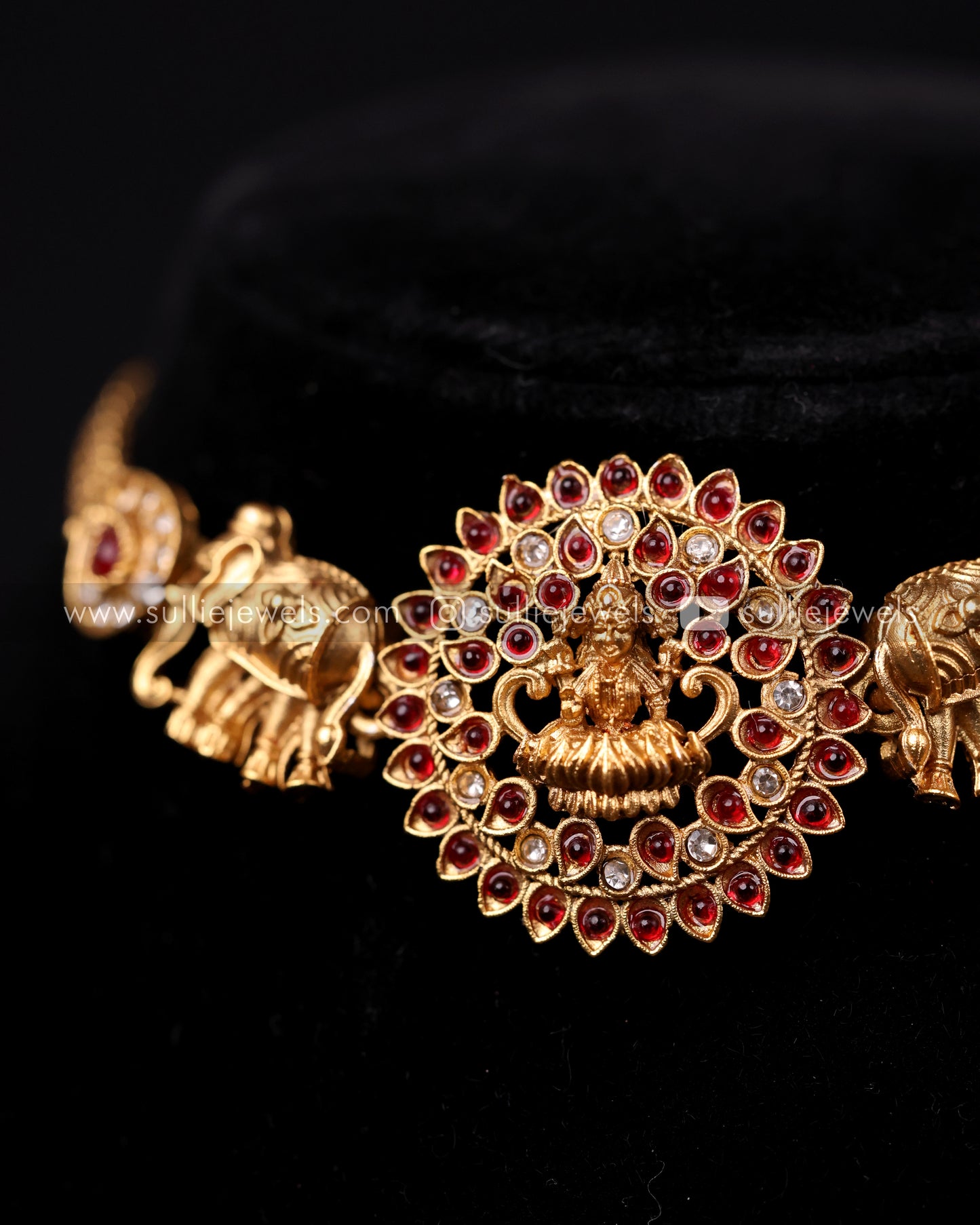 Lakshmi & Elephant Design Choker Set