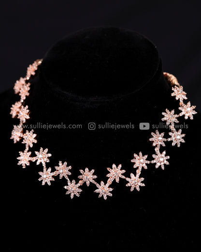 Star AD Necklace Set in Gold, Silver & RoseGold