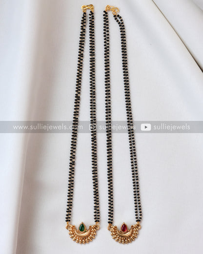 Chandbali Mangalsutra with Studs