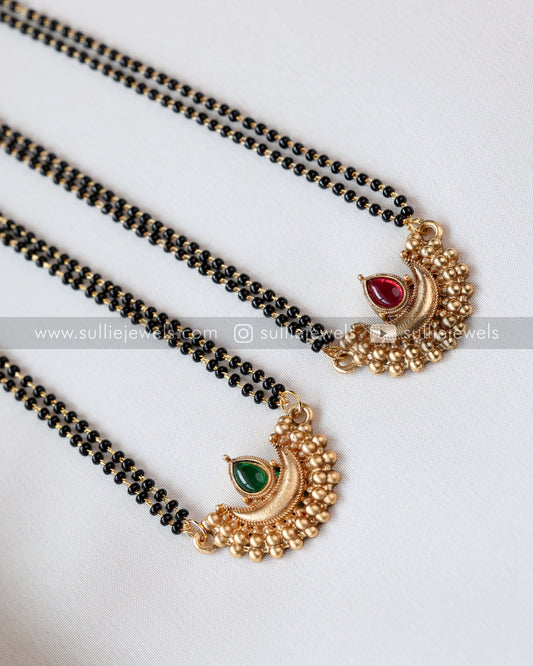 Chandbali Mangalsutra with Studs