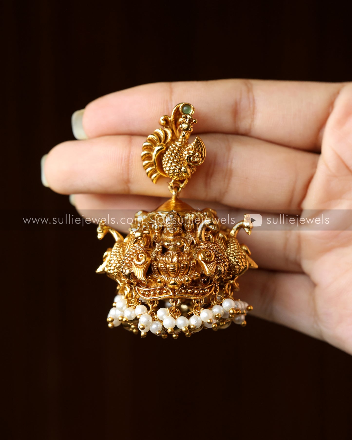 Premium 3D Goddess Nagas Haram with Earrings