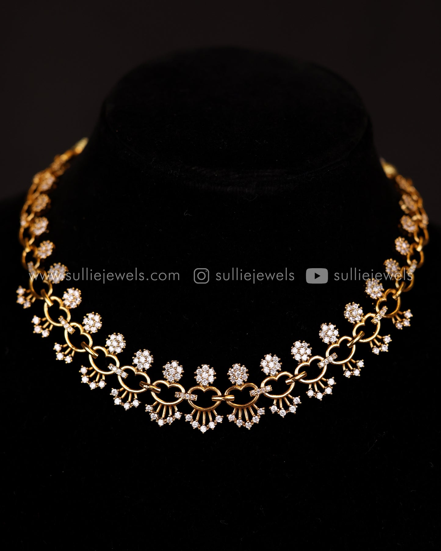 Diamond Lookalike Necklace Set