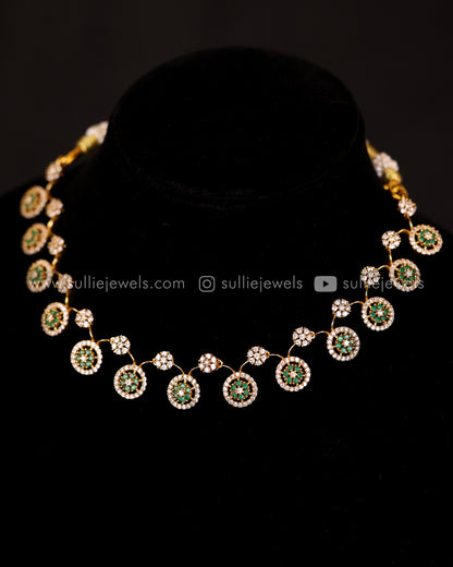 Diamond Lookalike Necklace Set