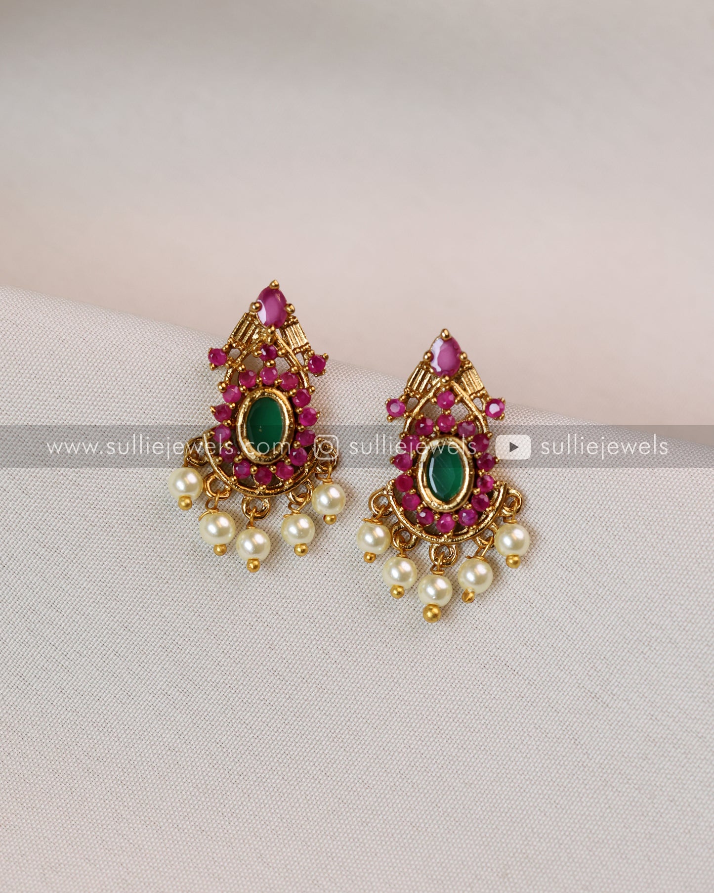 Palakka Long Chain/Maala with Earring