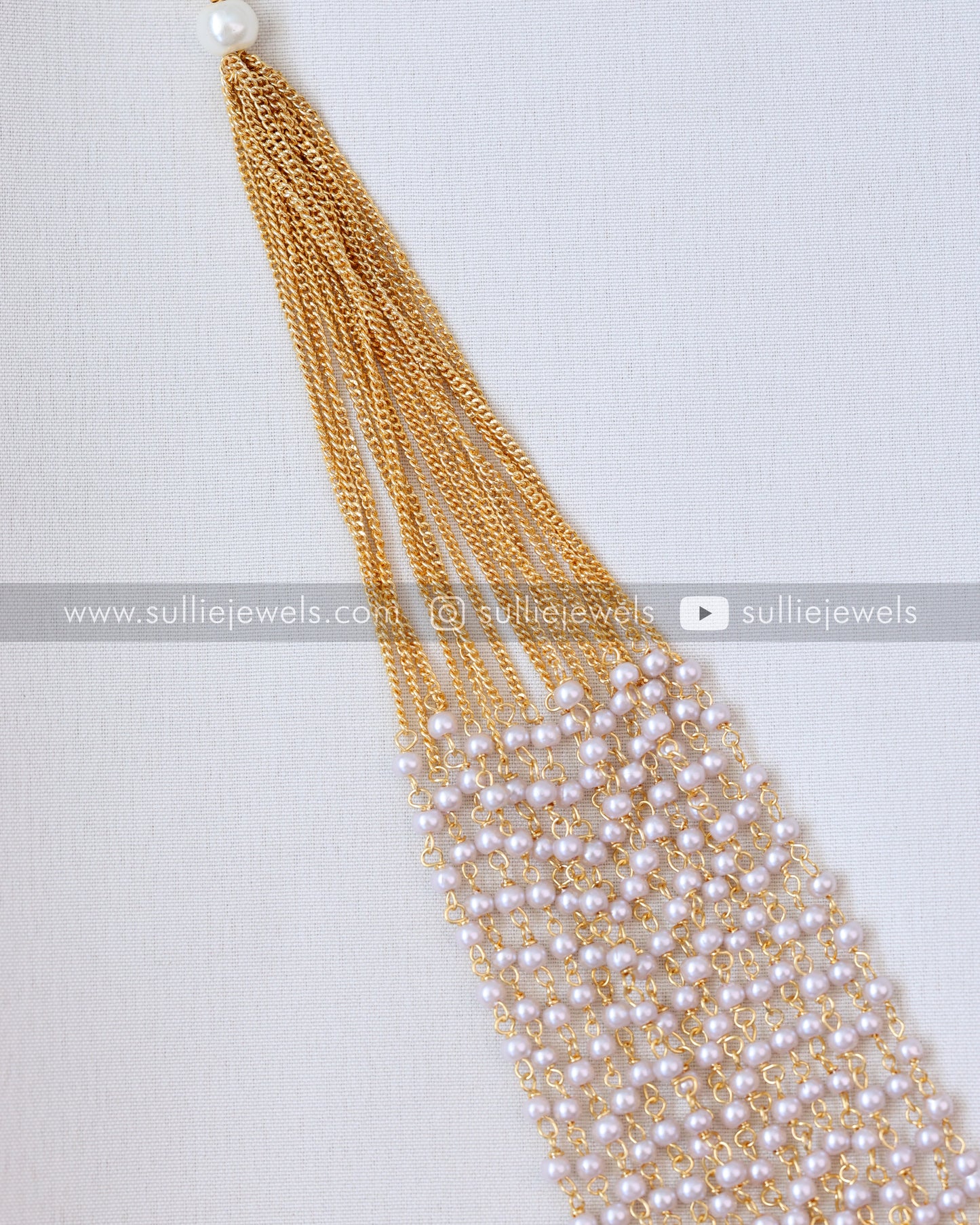 Multi-layered ( 16 layer ) Pearl Chain