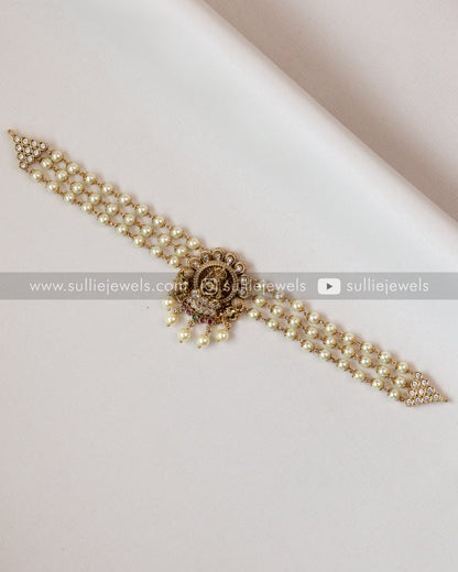 Lakshmi Pearl Choker with Jhumka