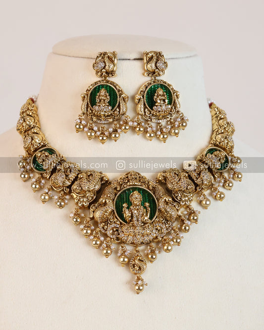 Goddess Designer Premium Necklace with Earring