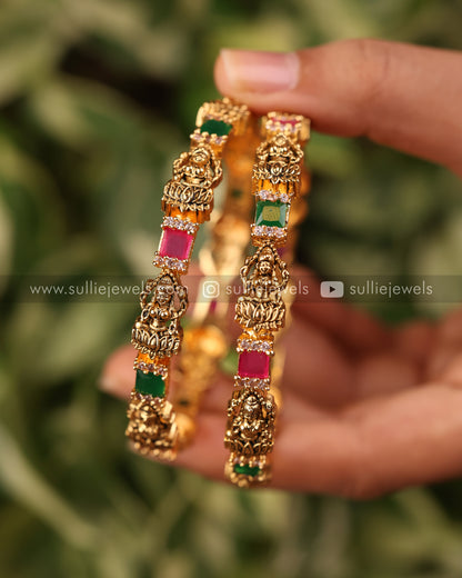 Lakshmi Stone Bangle Set of 2