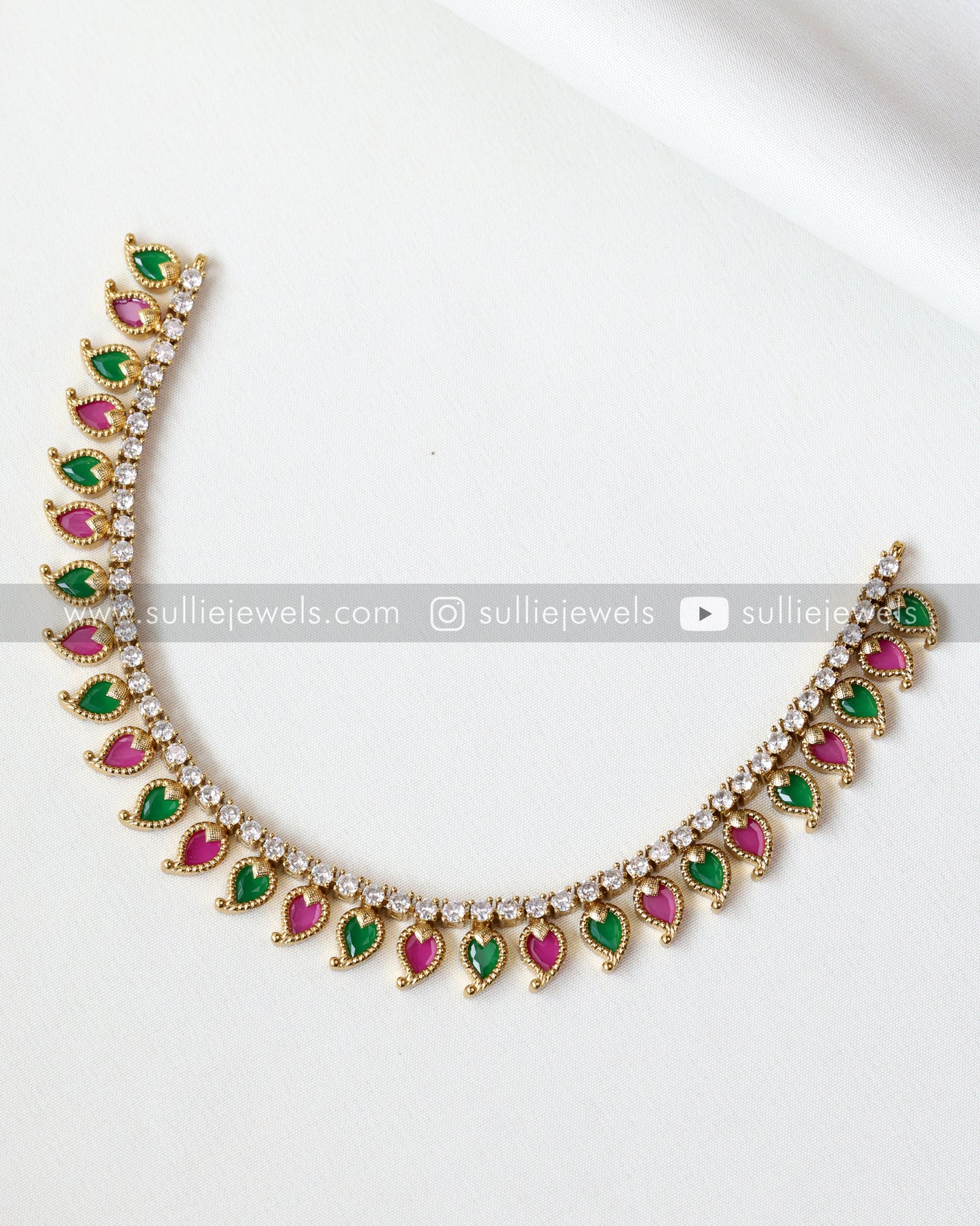 Palakka Necklace/Maala with Stud