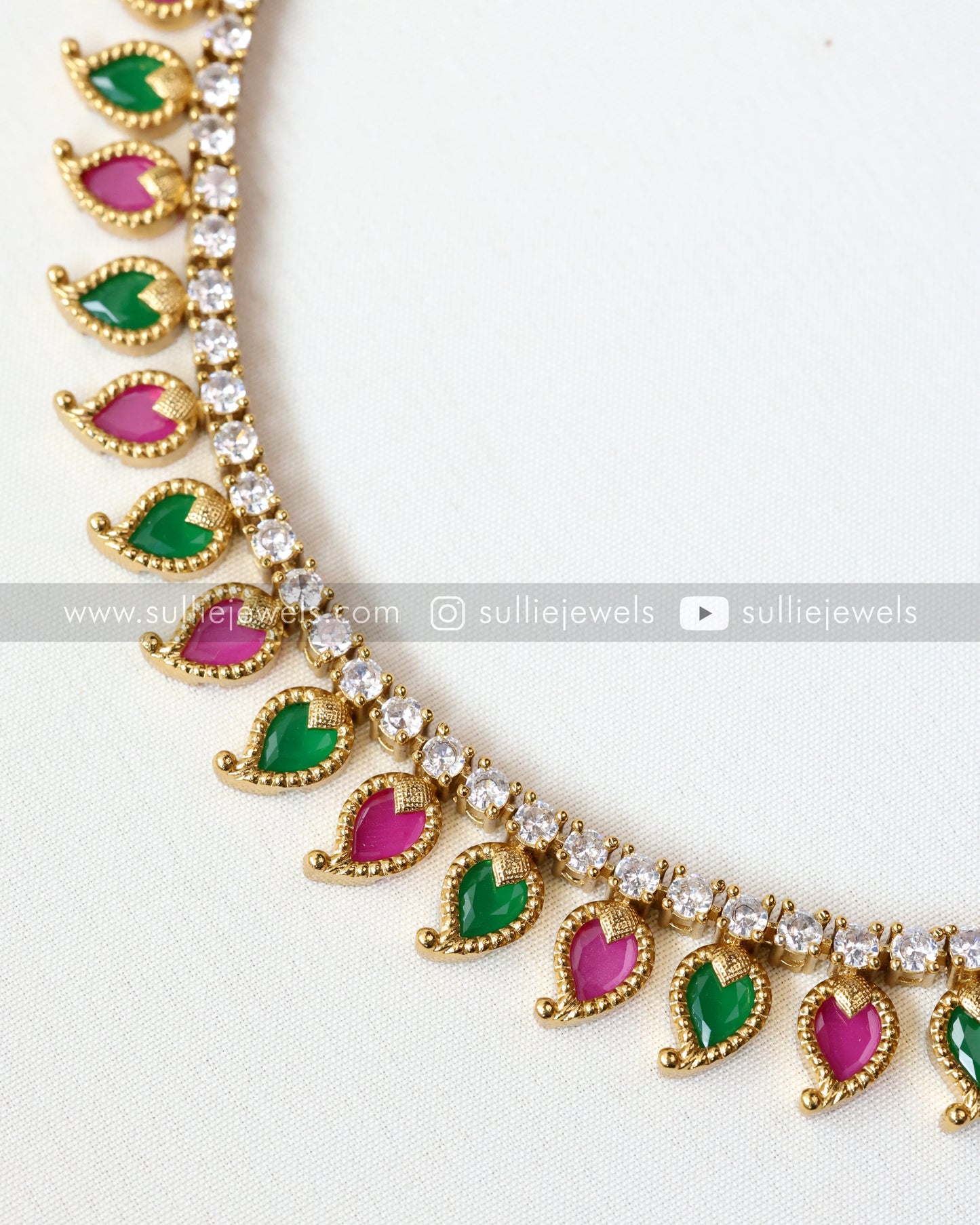 Palakka Necklace/Maala with Stud