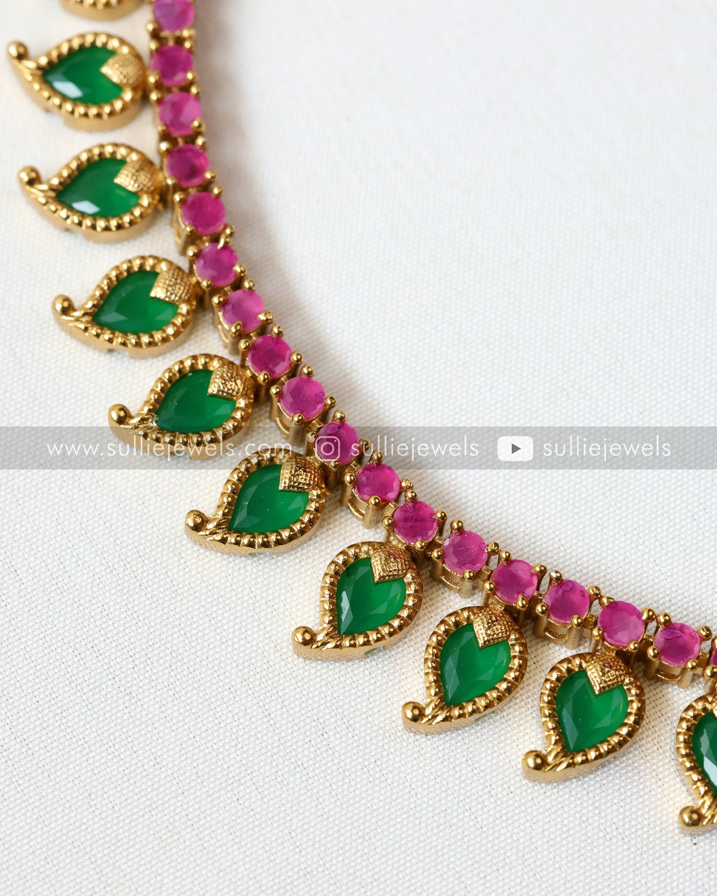 Palakka Necklace/Maala with Stud