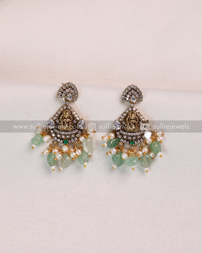 Premium AD Goddess Hasli with Earring