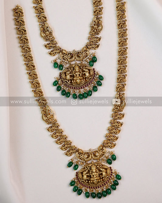 Lakshmi Bridal Green Beads Combo ( 3 piece )