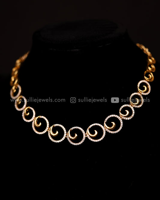 AD Swirl Neckace Set