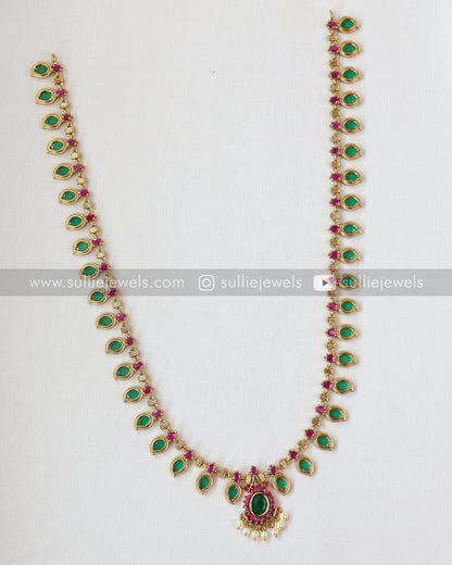 Palakka Long Chain/Maala with Earring