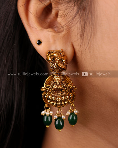 Lakshmi Detailed Temple Necklace Set
