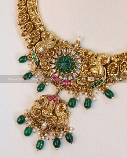 Lakshmi Designer Emerald Bridal Combo ( 3 piece )