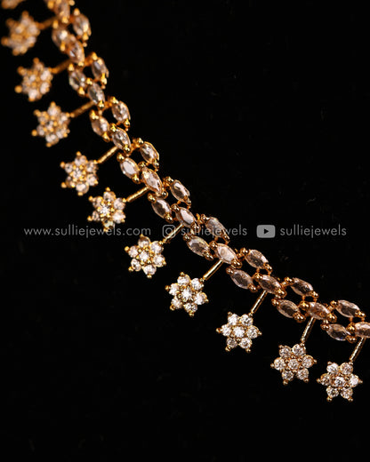 Diamond Shooting Star Necklace Set