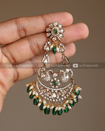 Premium Stone Long Earring