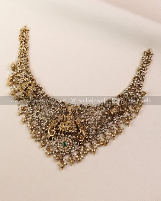 Premium Lakshmi Necklace with Earrings