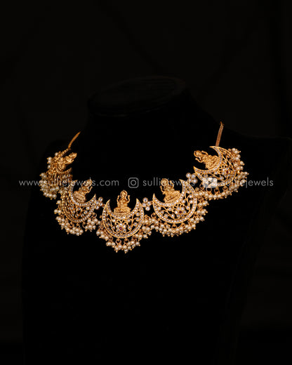 Lakshmi Chandbali Design Necklace Set