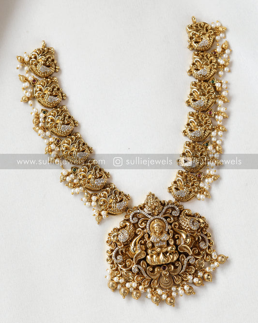 Premium Goddess Nagas Necklace with Jhumka