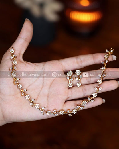 Diamond Climber Necklace Set