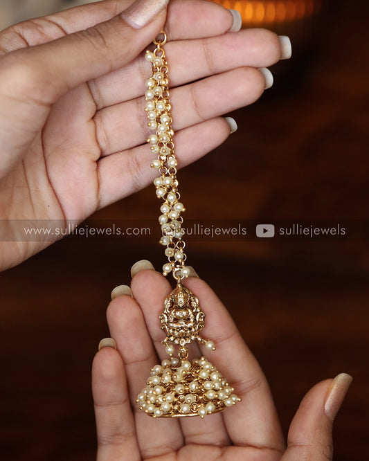 Pearl Lakshmi Jumka with Earchain